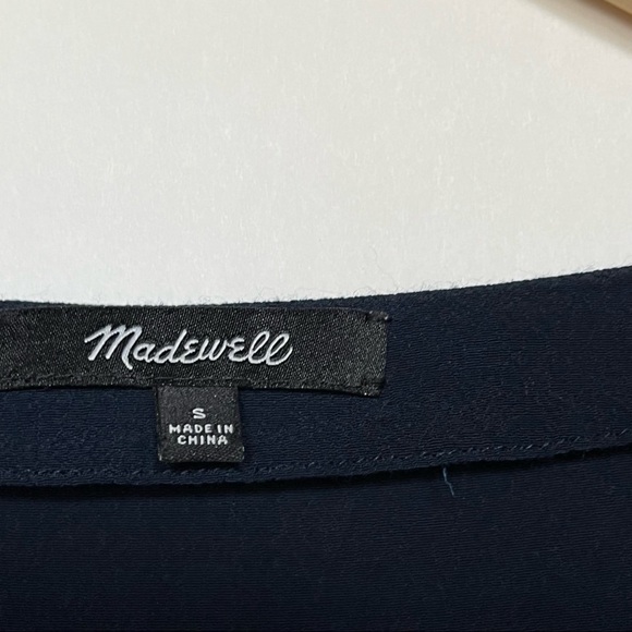 𝅺MADEWELL Novel V-Neck Shift Dress Size Small - Picture 6 of 11